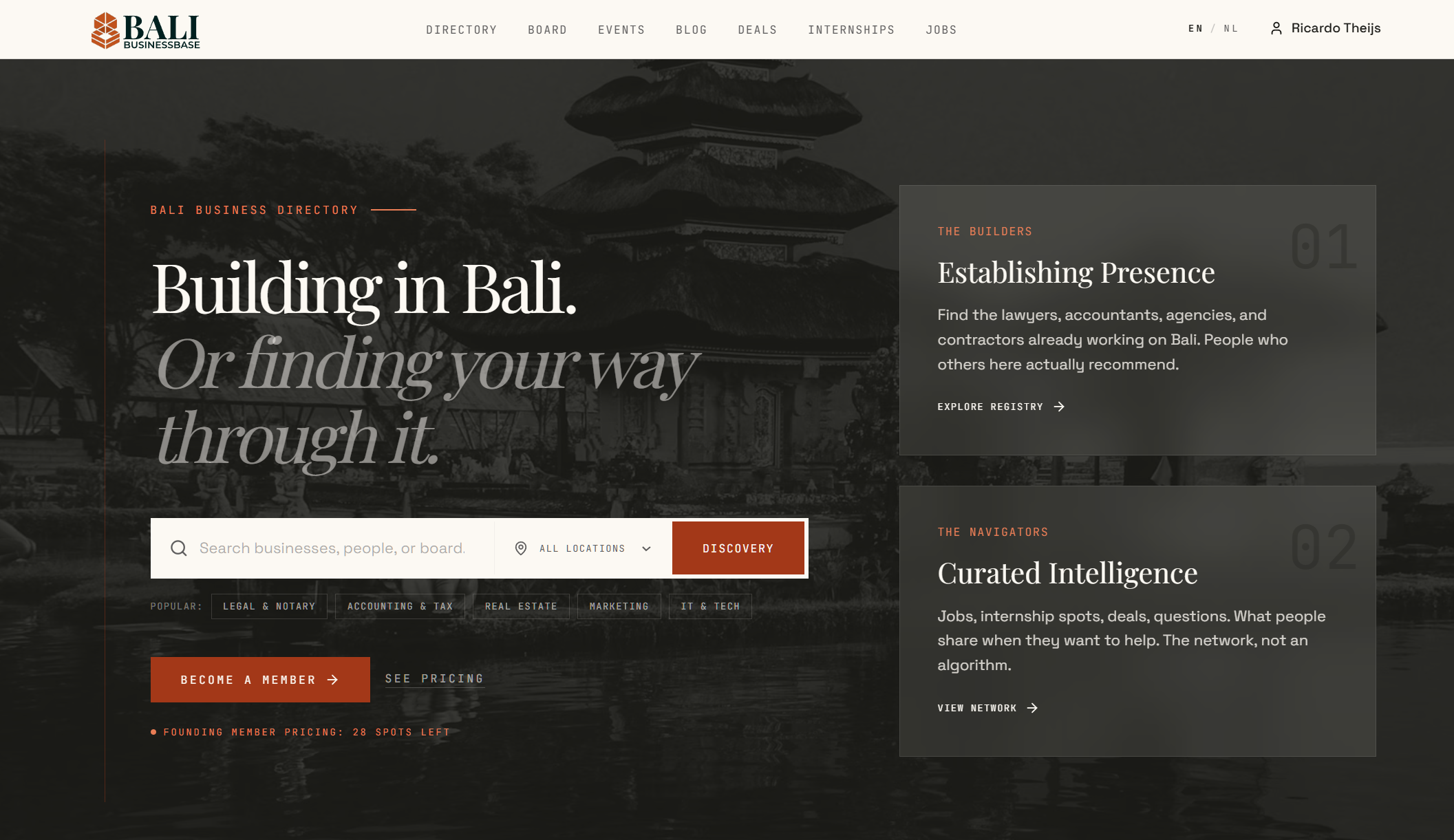 Bali Business Base cover
